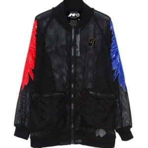 MOD WAVE MOVEMENT Unisex Mesh Bomber