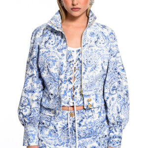 Paisley Print Jacket