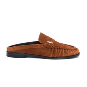 Iris Bari Γυναικεία Suede Loafer Mules