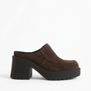 Iris Clogs με Τετράγωνο Τακούνι