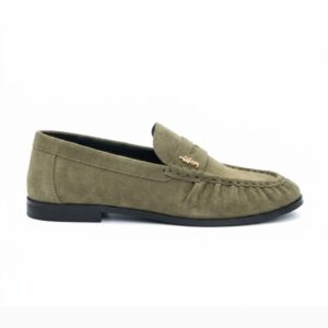 Iris Mοκασίνι Plisse Suede Loafer Mules Φλατ